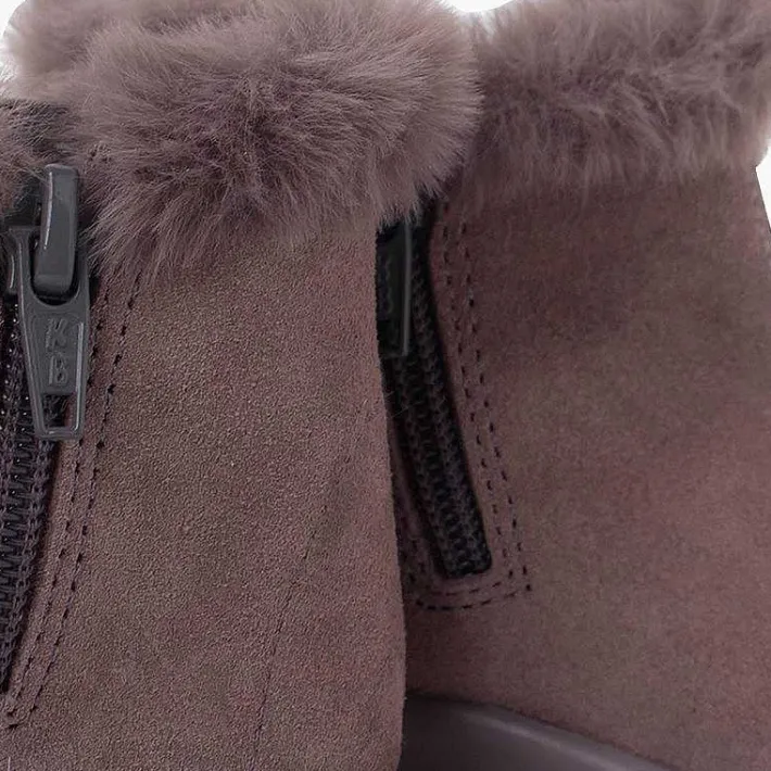 Pisamonas Boots>Girl'S Chelsea Boots With Furry Collar
