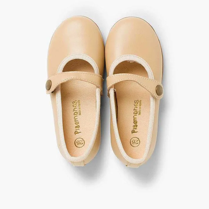 Pisamonas Mary Janes>Girls Colourful Leather Mary Janes