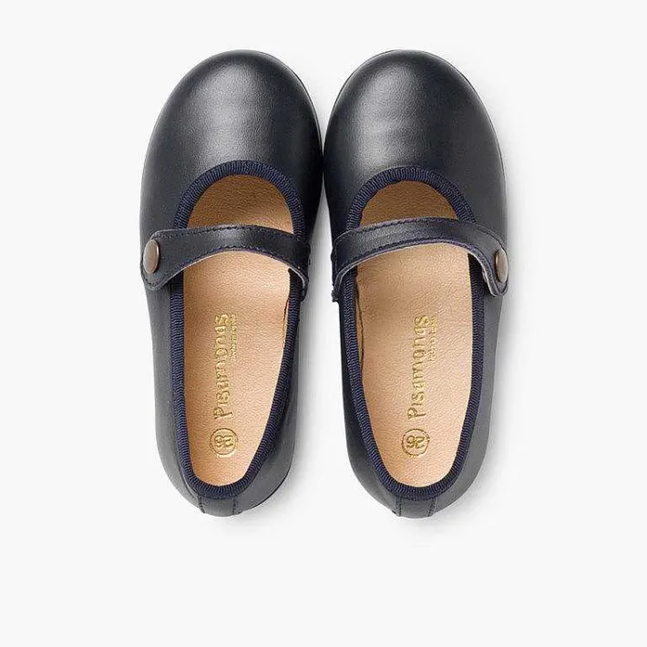 Pisamonas Mary Janes>Girls Colourful Leather Mary Janes