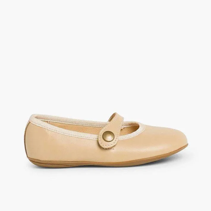 Pisamonas Mary Janes>Girls Colourful Leather Mary Janes