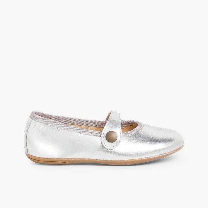 Pisamonas Mary Janes>Girls Colourful Leather Mary Janes