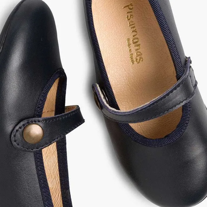 Pisamonas Mary Janes>Girls Colourful Leather Mary Janes