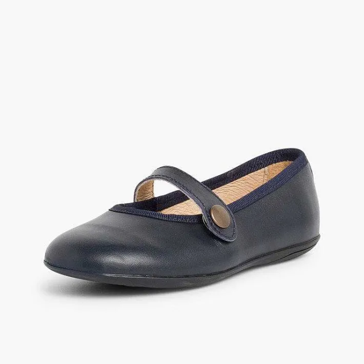 Pisamonas Mary Janes>Girls Colourful Leather Mary Janes
