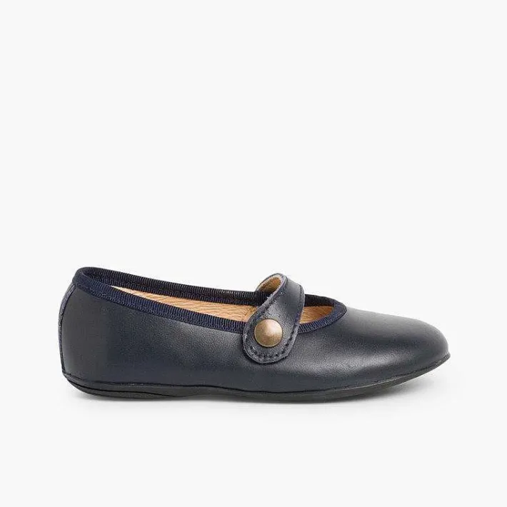 Pisamonas Mary Janes>Girls Colourful Leather Mary Janes