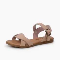 Pisamonas Sandals>Girls' Double Interwined Strap Sandals