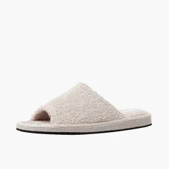 Pisamonas Slippers>Girl'S Eco-Towel Slippers With Flowers Colour Beige