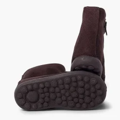 Pisamonas Boots>Girls Faux Suede Zip Boots
