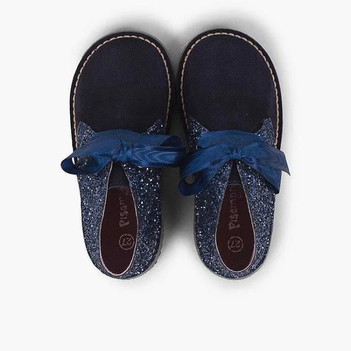 Pisamonas Desert Boots>Girls Glitter Safari Boots