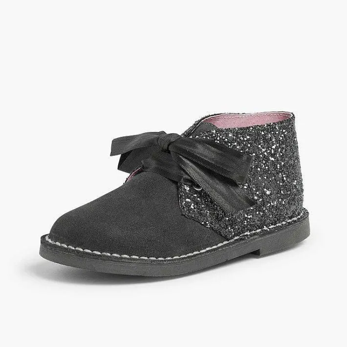 Pisamonas Desert Boots>Girls Glitter Safari Boots