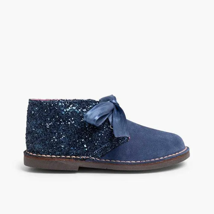 Pisamonas Desert Boots>Girls Glitter Safari Boots