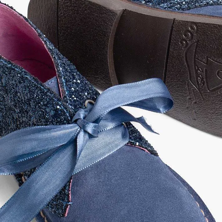Pisamonas Desert Boots>Girls Glitter Safari Boots