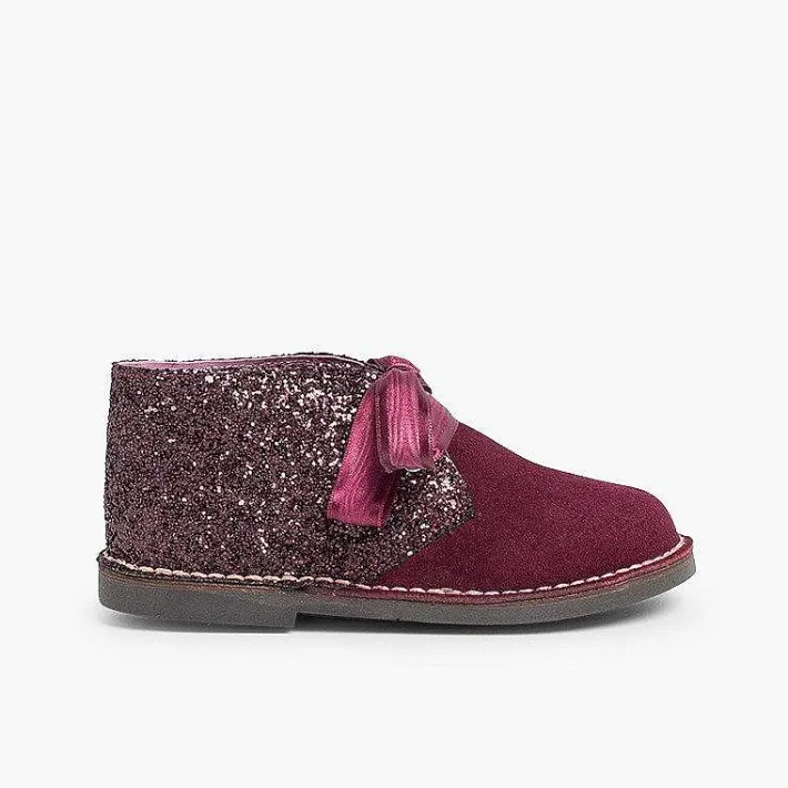 Pisamonas Desert Boots>Girls Glitter Safari Boots