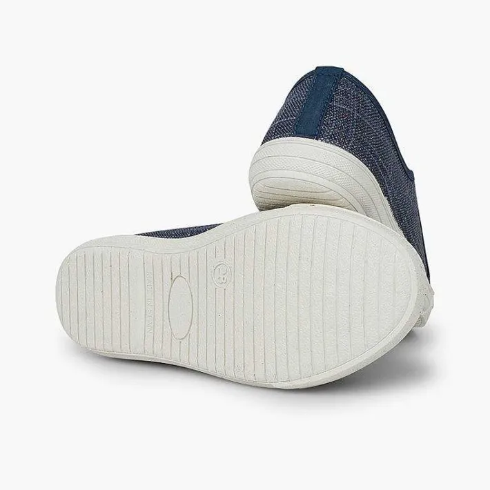 Pisamonas Trainers>Girls' Glittery Linen Trainers