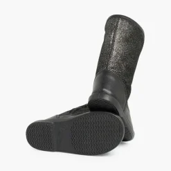 Pisamonas Boots>Girls Leather Boots With Glitter