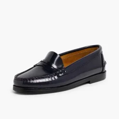 Pisamonas School Shoes>Girls' Leather School Loafers