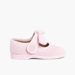 Pisamonas Mary Janes>Girls Loop Fasteners Bow Mary Janes