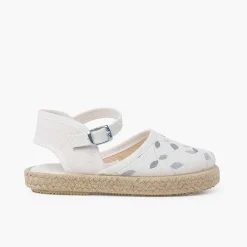 Pisamonas Espadrilles>Girl'S Patterned Espadrilles With Buckle Fastener