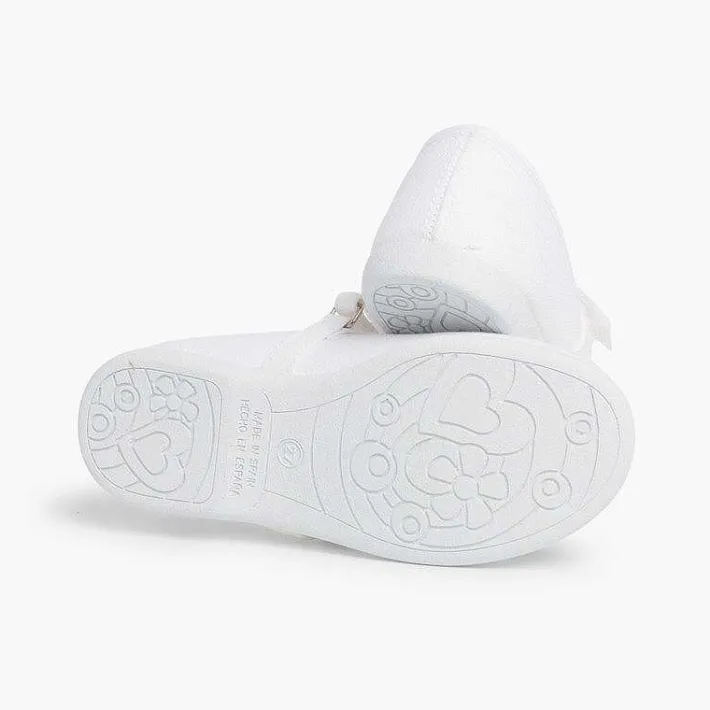 Pisamonas Mary Janes>Girls Riptape Canvas Mary Janes