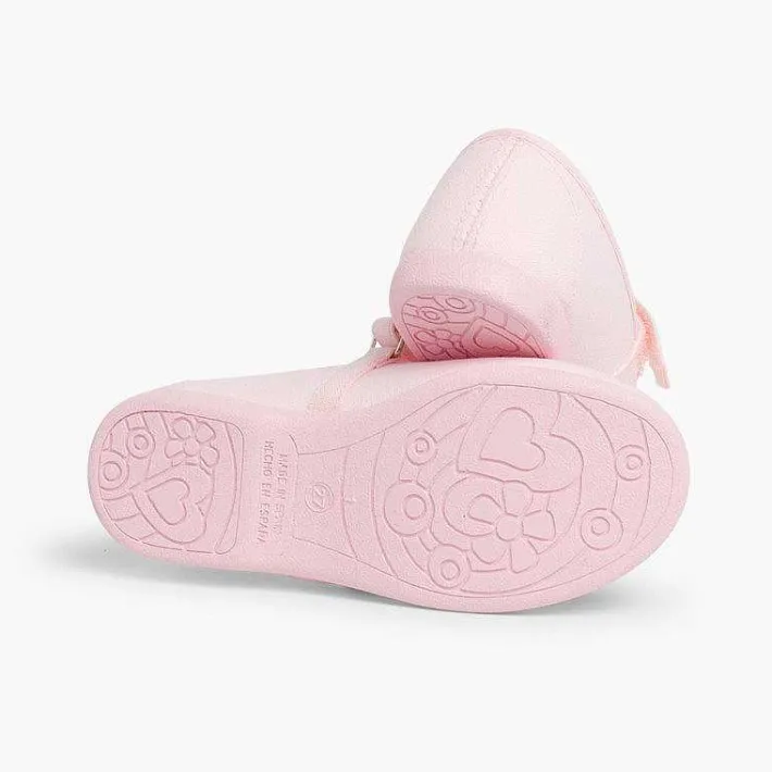 Pisamonas Mary Janes>Girls Riptape Canvas Mary Janes
