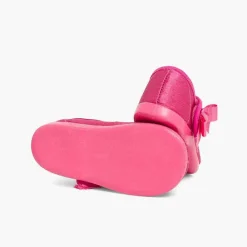 Pisamonas Mary Janes>Girls Riptape Satin Mary Janes