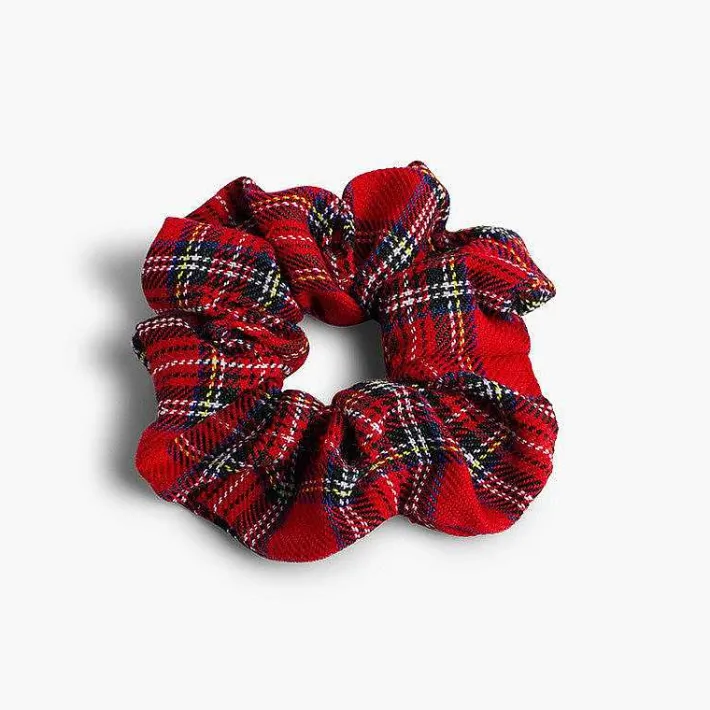 Pisamonas Hair Accessories>Girls' Scottish-Patterned Hair Tie