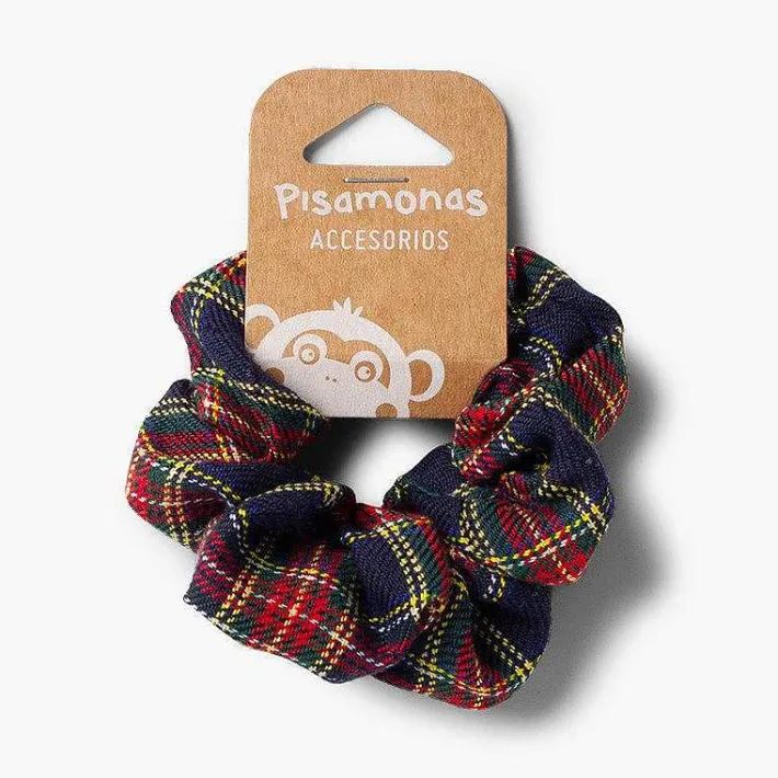 Pisamonas Hair Accessories>Girls' Scottish-Patterned Hair Tie