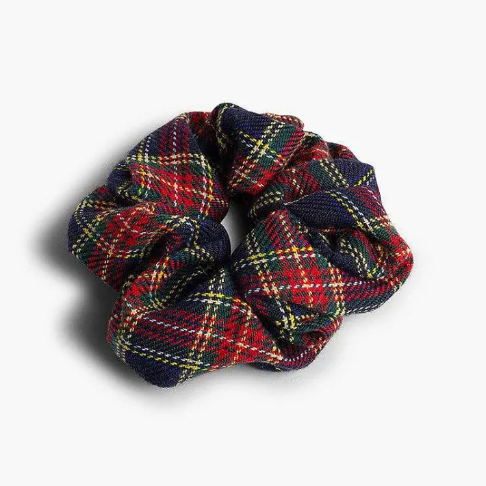 Pisamonas Hair Accessories>Girls' Scottish-Patterned Hair Tie