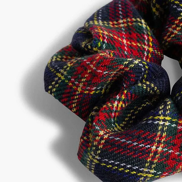 Pisamonas Hair Accessories>Girls' Scottish-Patterned Hair Tie