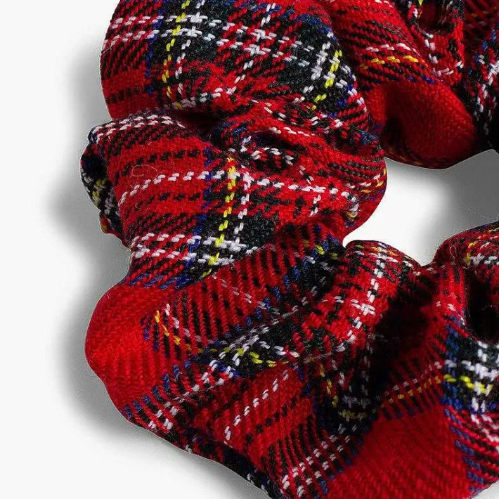 Pisamonas Hair Accessories>Girls' Scottish-Patterned Hair Tie