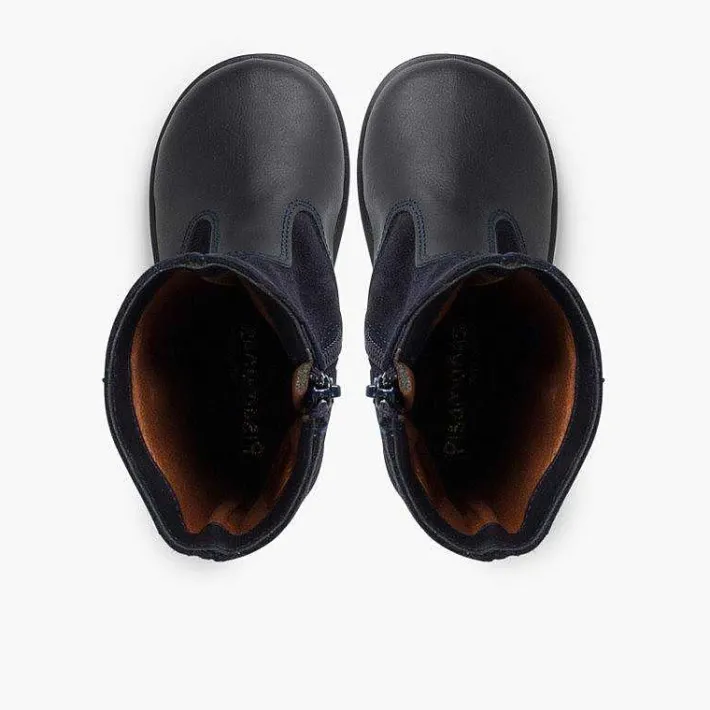 Pisamonas Boots>Girls Suede And Leather Tassel Boots