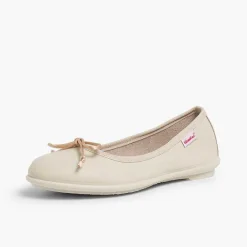 Pisamonas Ballet Pumps And Flats>Girl'S Washable Leather Ballet Flats