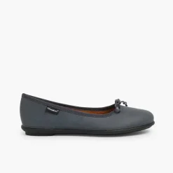 Pisamonas Ballet Pumps And Flats>Girl'S Washable Leather Ballet Flats