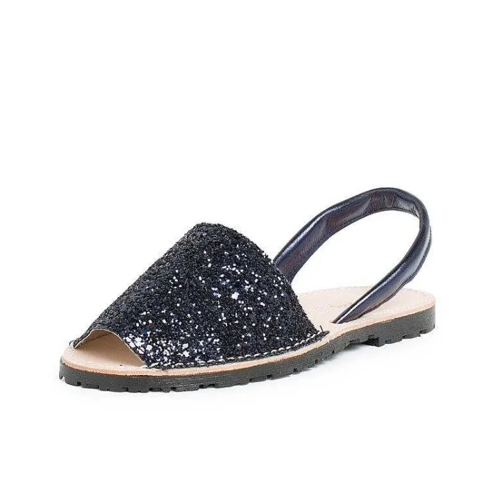 Pisamonas Avarcas Menorcan Sandals>Glitter Menorcan Sandals For Girls And Women