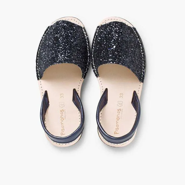 Pisamonas Avarcas Menorcan Sandals>Glitter Menorcan Sandals For Girls And Women