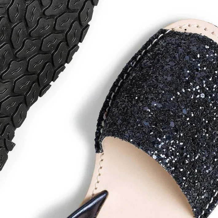 Pisamonas Avarcas Menorcan Sandals>Glitter Menorcan Sandals For Girls And Women