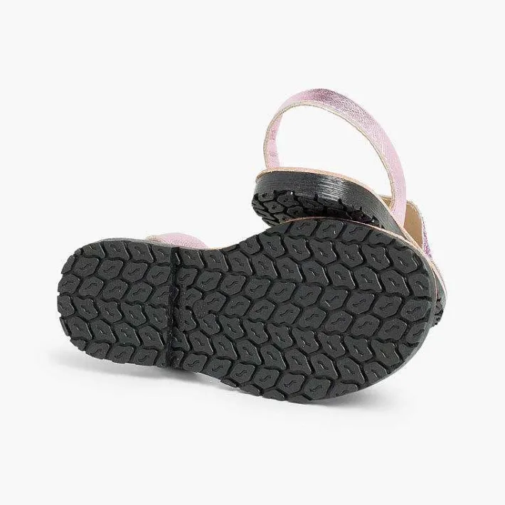 Pisamonas Avarcas Menorcan Sandals>Glitter Menorcan Sandals For Girls And Women