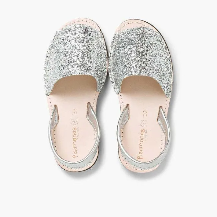 Pisamonas Avarcas Menorcan Sandals>Glitter Menorcan Sandals For Girls And Women