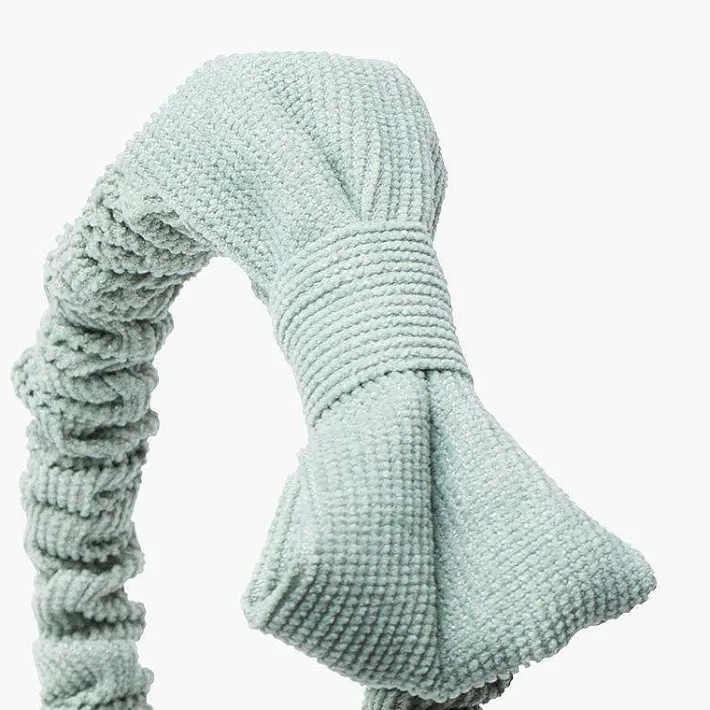 Pisamonas Hair Accessories>Glitter Micropana Bow Scrunchie Headband