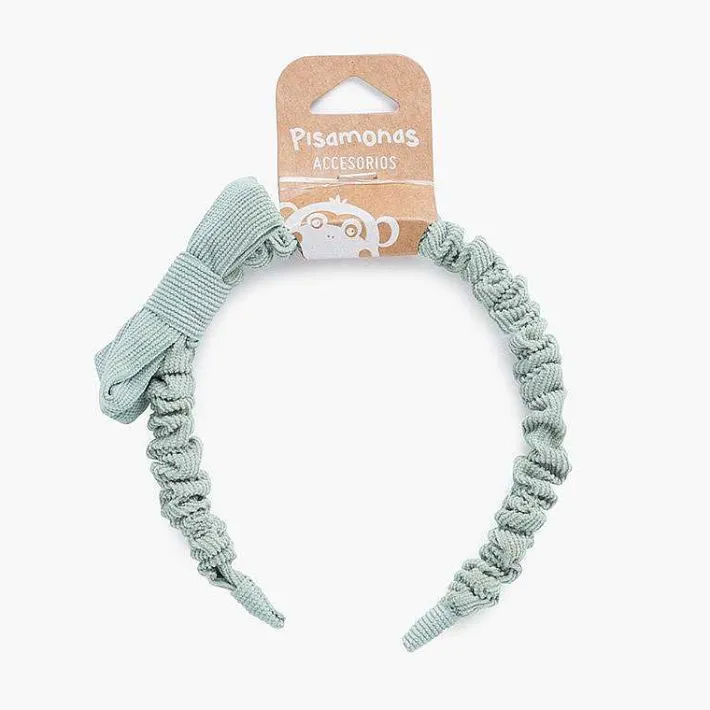 Pisamonas Hair Accessories>Glitter Micropana Bow Scrunchie Headband