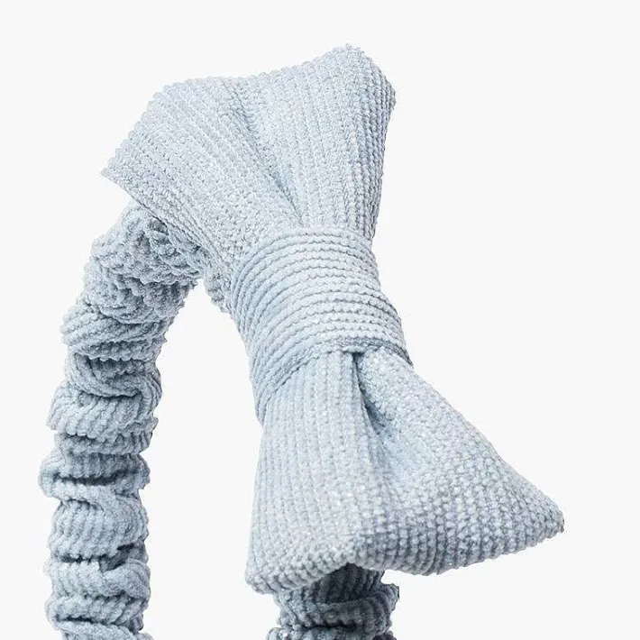 Pisamonas Hair Accessories>Glitter Micropana Bow Scrunchie Headband