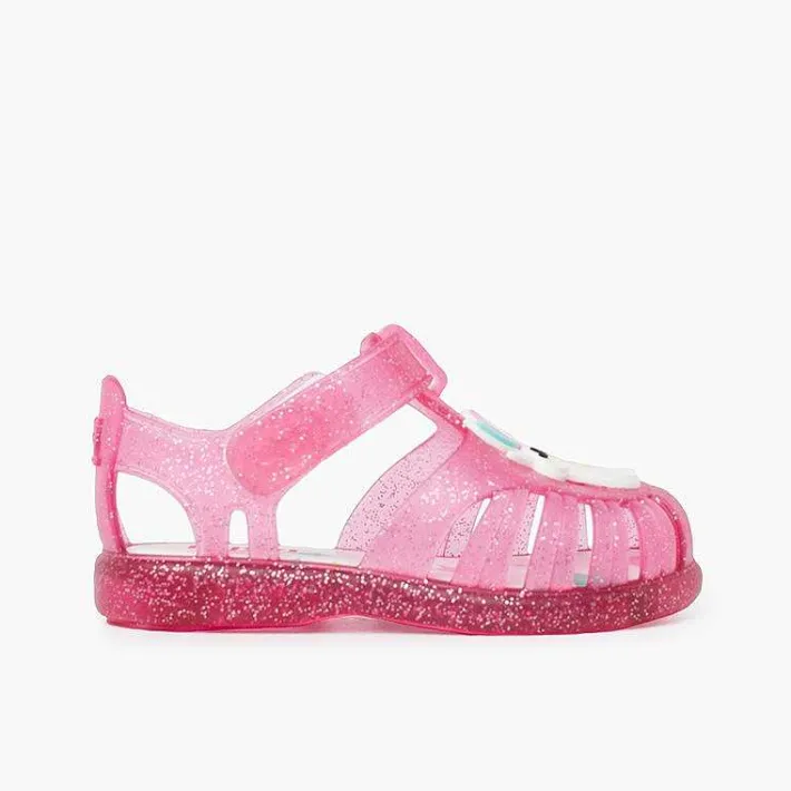 Pisamonas Jelly Sandals And Beachwear>Glitter Unicorn Sandals Adhesive Strip