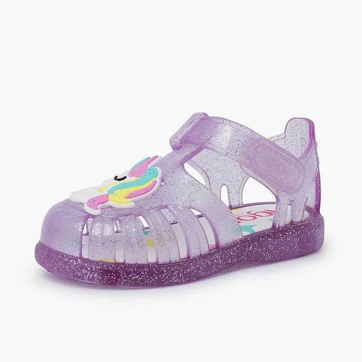 Pisamonas Jelly Sandals And Beachwear>Glitter Unicorn Sandals Adhesive Strip