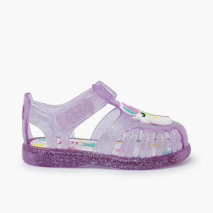 Pisamonas Jelly Sandals And Beachwear>Glitter Unicorn Sandals Adhesive Strip