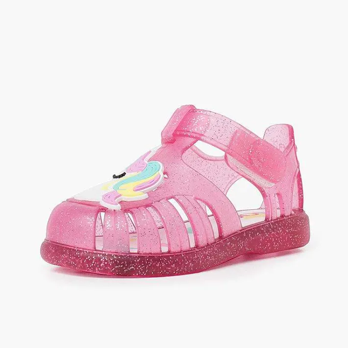 Pisamonas Jelly Sandals And Beachwear>Glitter Unicorn Sandals Adhesive Strip