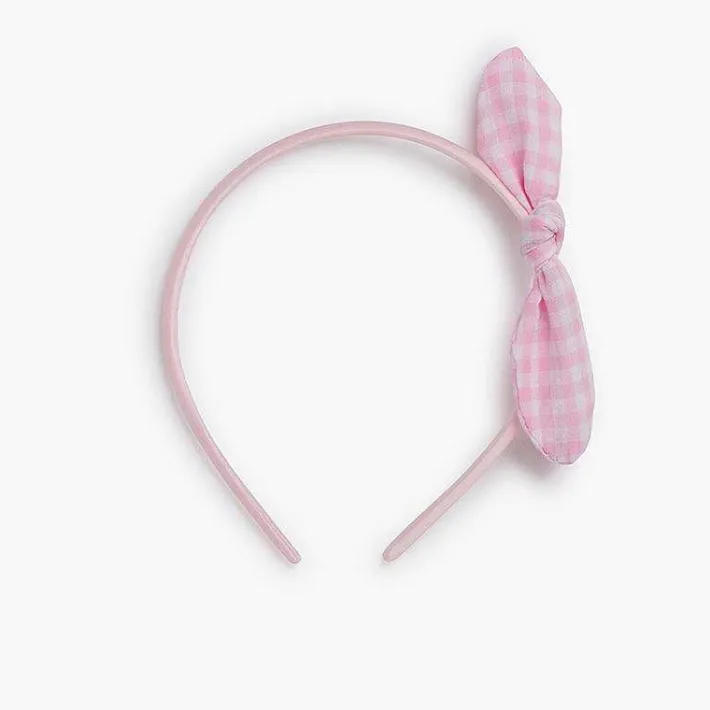 Pisamonas Hair Accessories>Headband Vichy Bow Small Ears