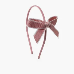 Pisamonas Hair Accessories>Headband With White Border Bow