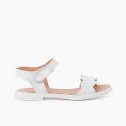 Pisamonas Sandals>Heart Strap Leather Sandal