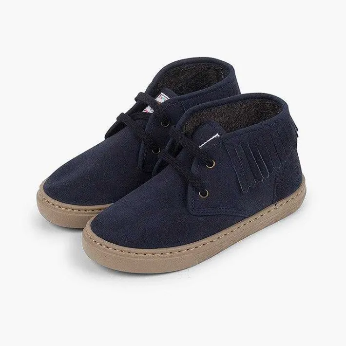 Pisamonas Trainers>High Top Trainers With Fringe For Kids