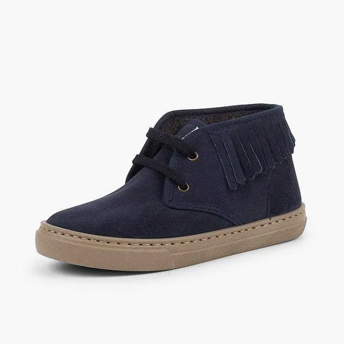 Pisamonas Trainers>High Top Trainers With Fringe For Kids