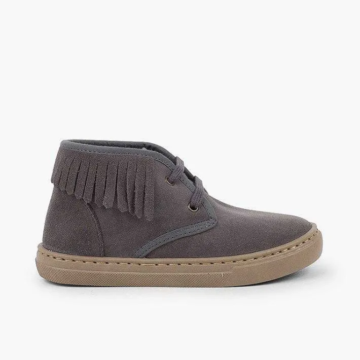 Pisamonas Trainers>High Top Trainers With Fringe For Kids